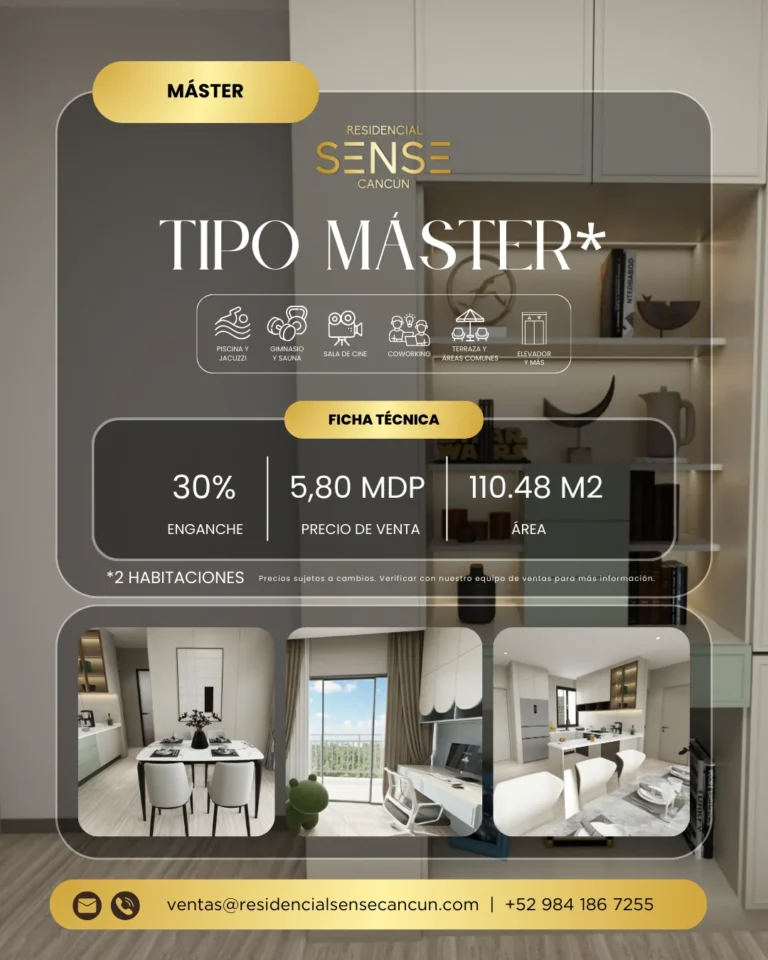 Plano Master 110.48 m² Residencial Sense