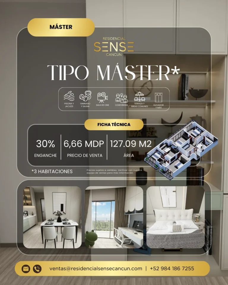 Plano Master 127.09 m² Residencial Sense