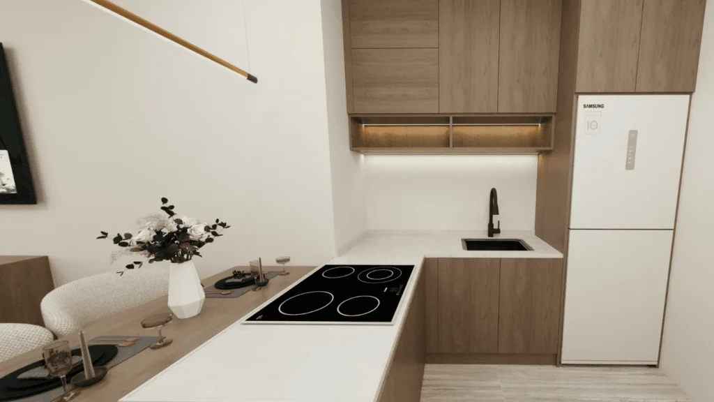 Interior de loft en Residencial Sense